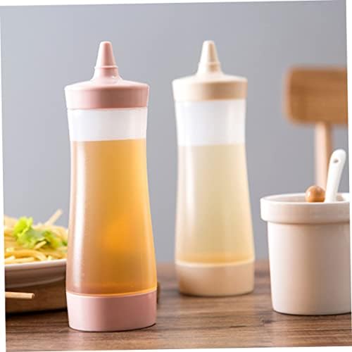 1PC Plastic Squeeze Bottle Condiment Dispenser