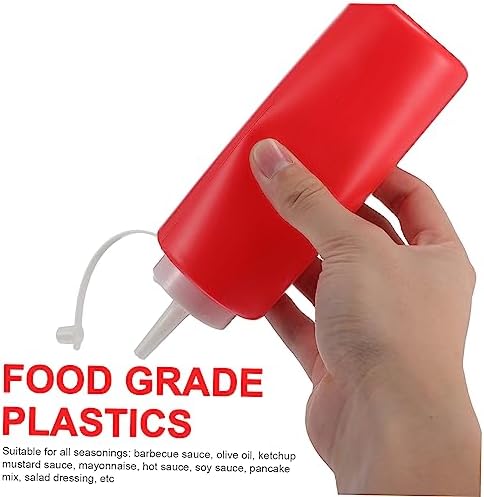 4Pcs Jam Squeeze Bottles 350ML Seasoning Containers 1