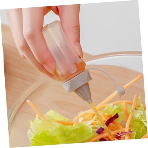12pcs Mini Leakproof Condiment Squeeze Bottles for Home Commercial Use