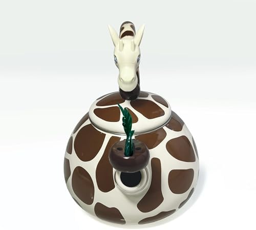 Trenton Gifts Giraffe Whistling Tea Kettle 21 Quart