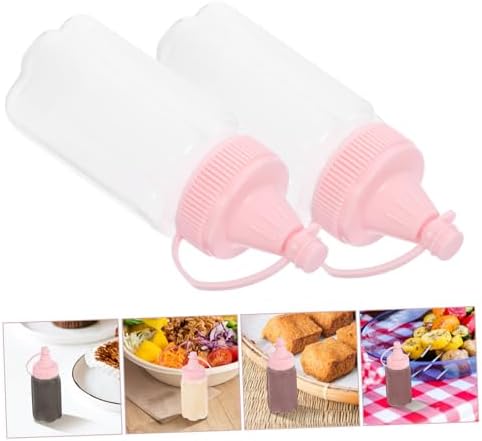 Alipis 4PCS Reusable Condiment Squeeze Bottles for Kitchen Use 1