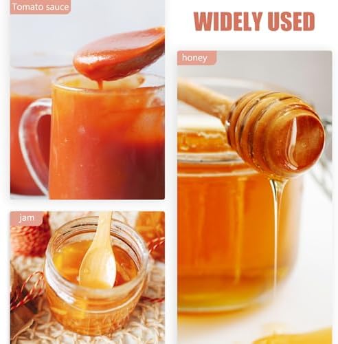 HOLIDYOYO 4pcs Jam Bottle Squeeze Honey Dispenser