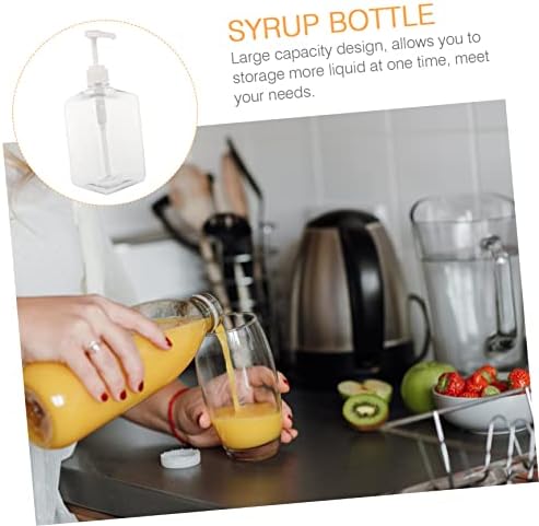 CIYODO 1600ml Transparent Sugar Dispenser Squeeze Bottle
