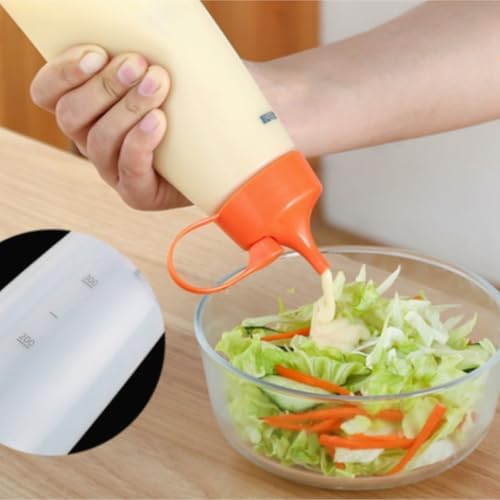 Kleye 5-Piece Condiment Squeeze Bottles Set