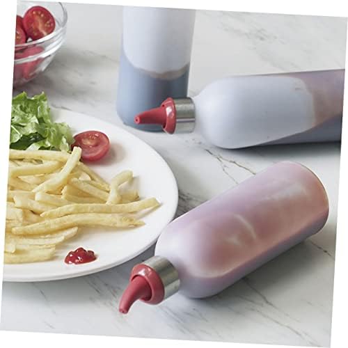 CIYODO Squeeze Condiment Bottle 450ml Leak-Proof Portable Kitchen Accessory