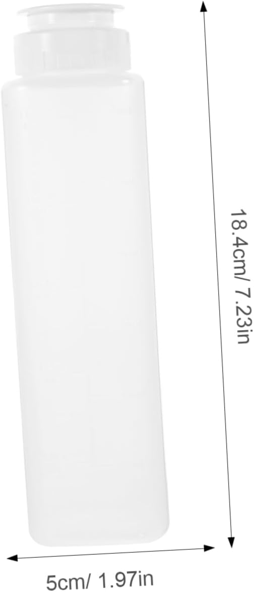 CIYODO 300ML Reusable Oil Dispenser Squeeze Bottle with Measurement Scale