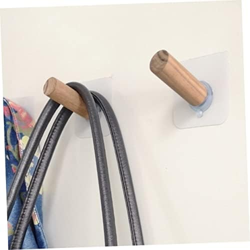6pcs Heavy Duty Self-Adhesive Coat Hooks for Home Kitchen Storage