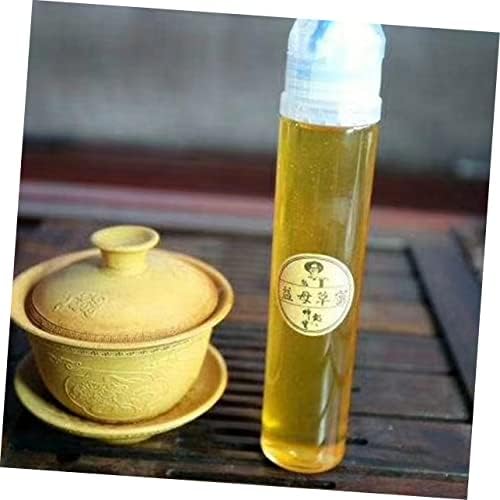 FELTECHELECTR 8pc Syrup Pump Apothecary Jars with Lids Set