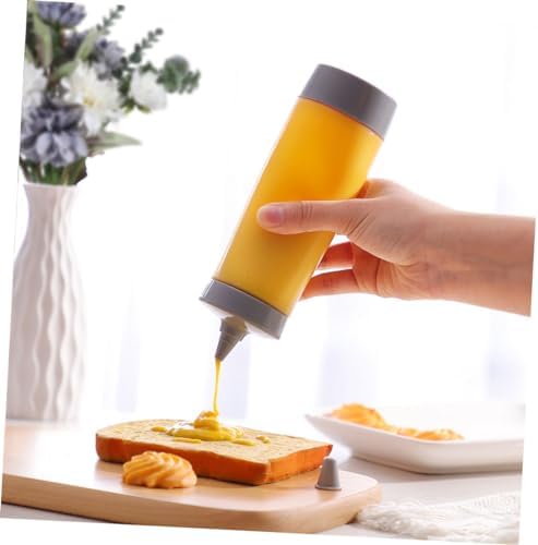 Zerodeko 4-Pack Condiment Squeeze Bottles for Kitchen