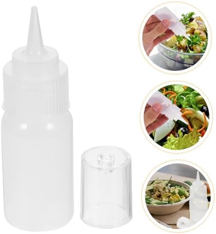 HOLIDYOYO Olive Oil Condiment Squeeze Bottles Set of 2 30ml