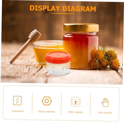 HAKIDZEL Mini Sauce Cups with Lids for Condiments and Salad Dressings