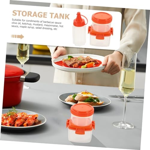 BRIGHTFUFU Condiment Squeeze Bottles Set