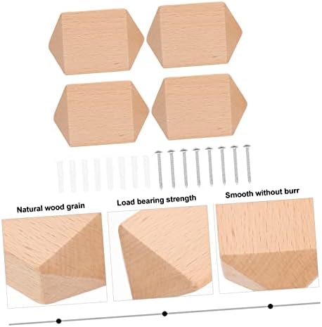KAILIKETIY 1 Set Multi Functional Wooden Wall Hooks