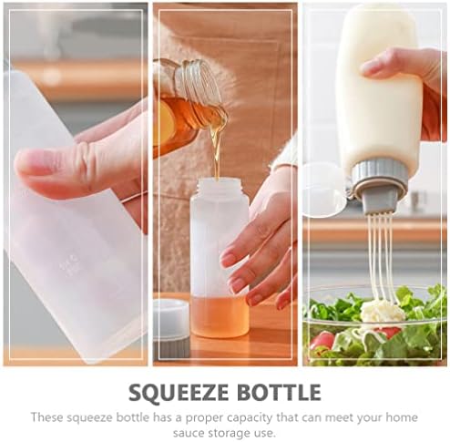 Luxshiny 2pcs Ketchup Squeeze Bottles