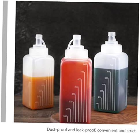 CIYODO Condiment Squeeze Bottles for Kitchen Picnic Use