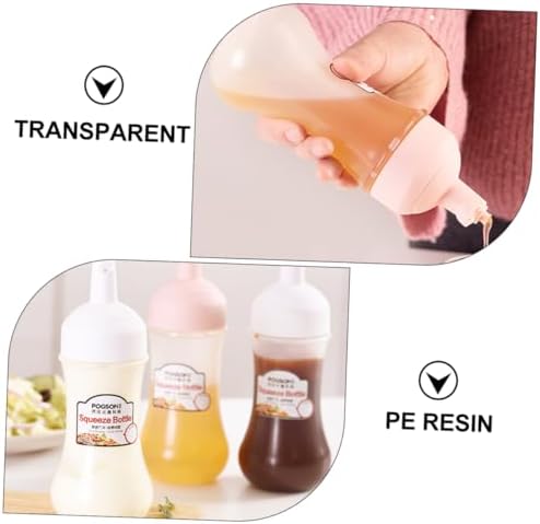 CIYODO 350ml Squeeze Condiment Bottle Set with Scale