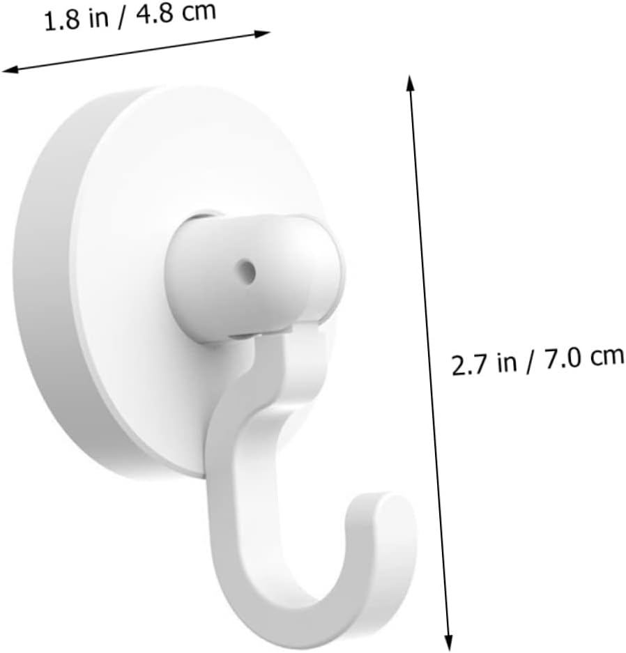 PRETYZOOM 3PCS Strong Adhesive Wall Hooks for Bathroom and Kitchen