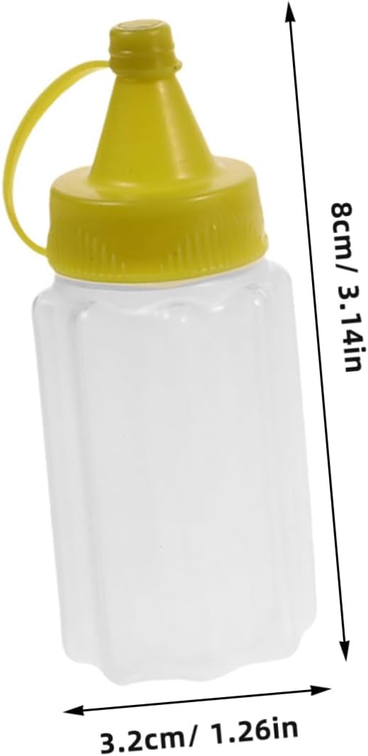 HOLIDYOYO 12pc Mini Squeeze Bottles for Condiments