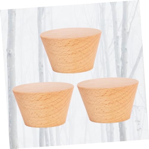 Parliky 3Pcs Multifunctional Wooden Wall Hooks