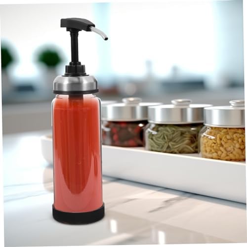 SECFOU 500ml Ketchup Dispenser Pump Bottle