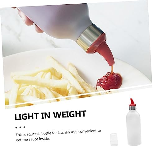 CIYODO Squeeze Condiment Bottle 450ml Leak-Proof Portable Kitchen Accessory