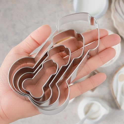 Prasacco 4-Piece Stainless Steel Cookie Cutter Set