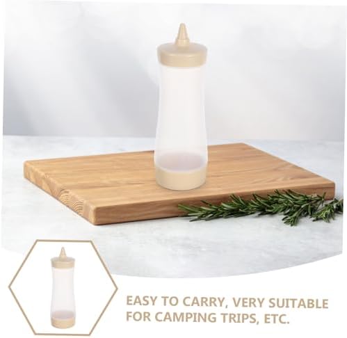 Pamingono Condiment Squeeze Bottles Set Leakproof