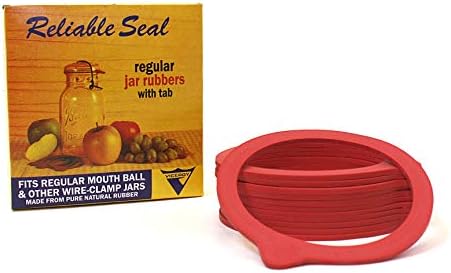 Viceroy Reliable Seal Canning Jar Seals - 12 Red Rings per Box