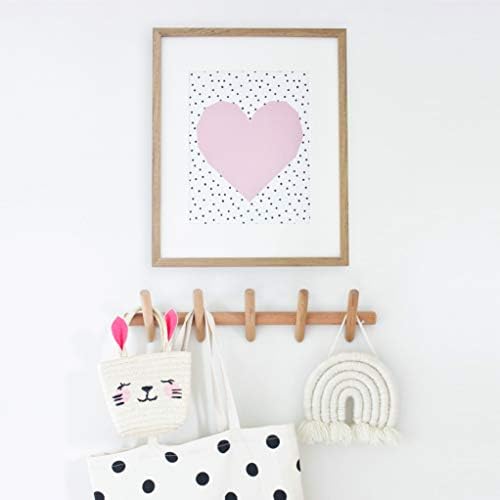 Eden Co Modern Wall Mounted Coat and Hat Rack