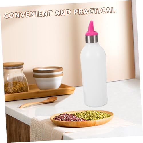 Reusable Condiment Squeeze Bottle with Secure Cap