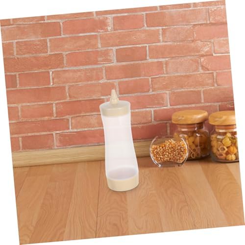 HOLIDYOYO 3PC Cream Color Condiment Squeeze Bottles