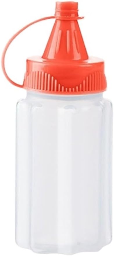 KLEYE Red Condiment Squeeze Bottles For Sauces