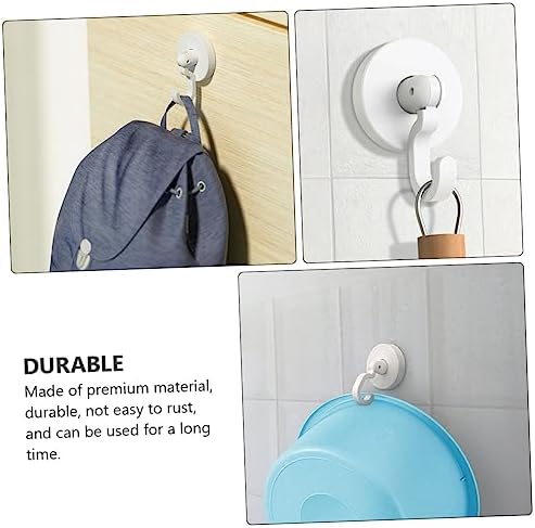 PRETYZOOM 3PCS Strong Adhesive Wall Hooks for Bathroom and Kitchen