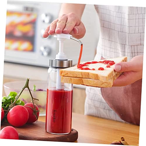 500ml Salad Sauce Pump Bottle with Spring Lid