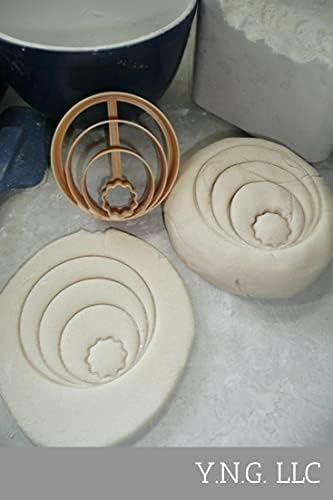 YNGLLC CIRCLE CONCHA CUTTER 35 Inch Diameter Gold 1