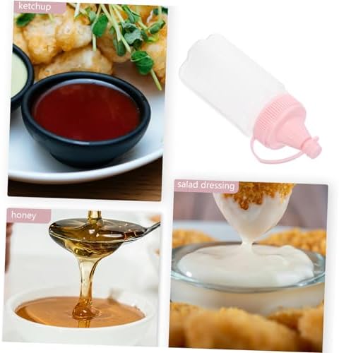 PRETYZOOM 4pcs Salad Condiment Squeeze Bottle Set