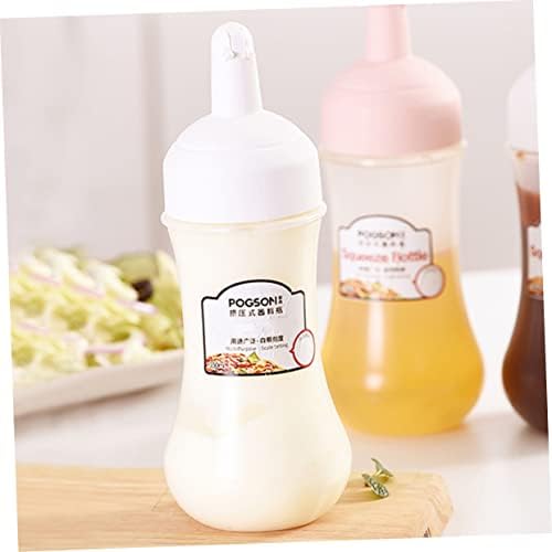 KICHOUSE 2Pcs Squeeze Condiment Bottles 350ml