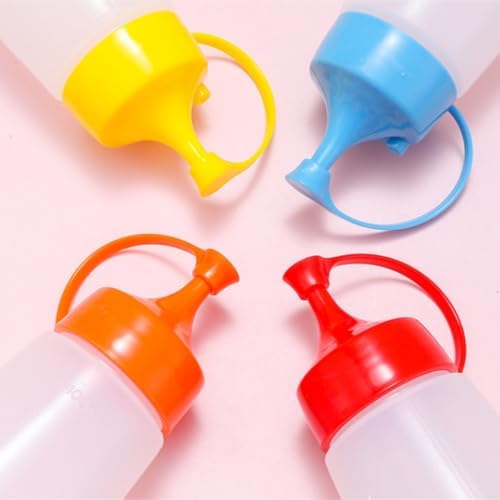 KLEYE 6-Piece Condiment Squeeze Bottles Pack