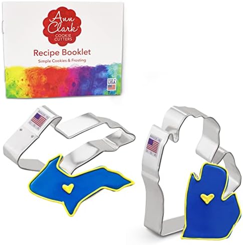 Ann Clark Upper Lower Michigan Cookie Cutters 2-Pc Set