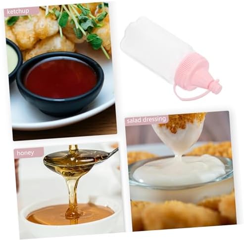 STOBAZA 60ml Reusable Squeeze Bottles for Condiments 1
