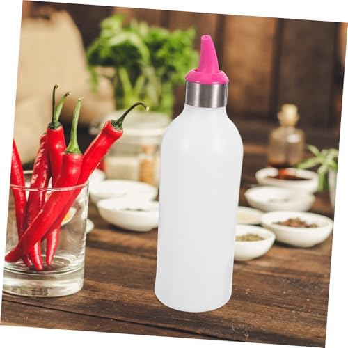 Reusable Condiment Squeeze Bottle with Secure Cap