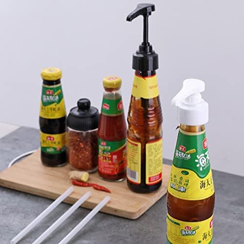 Kitchen Multi-Use Sauce Squeeze Bottle Nozzles Black
