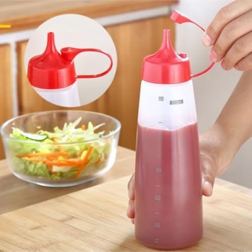 Kleye 5-Piece Condiment Squeeze Bottles Set