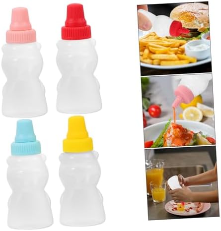 Bear Shaped Mini Sauce Bottles for Kitchen Use 1