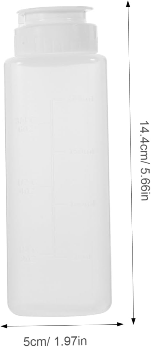 200ML Reusable Squeeze Oil Bottle with Scale