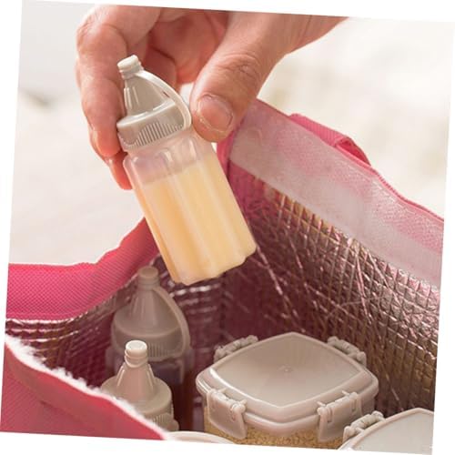 CIYODO 12pcs Reusable Condiment Squeeze Bottles Set