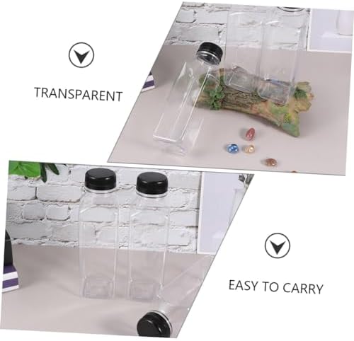 PAMINGONO 400ml Reusable Juice Containers with Lids