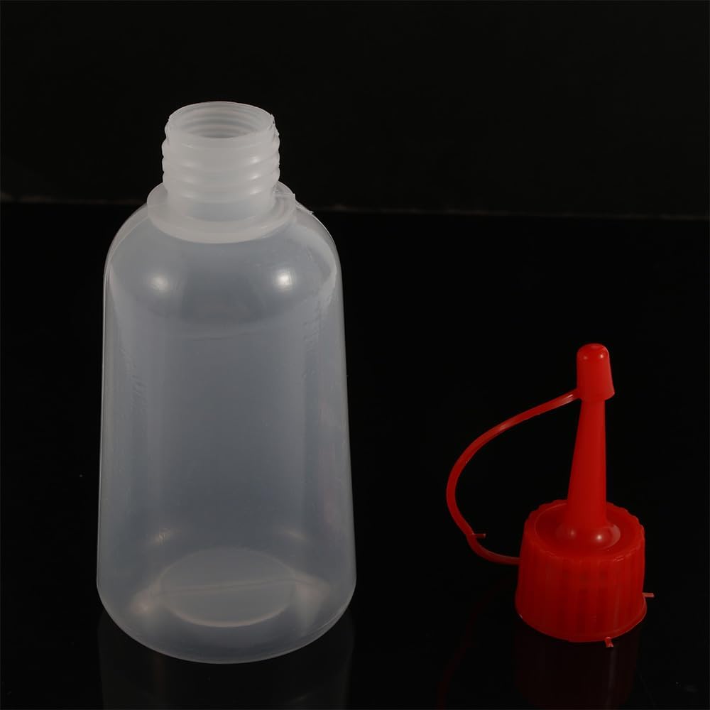100ml Soft Plastic Condiment Squeeze Bottle with Tip Cap