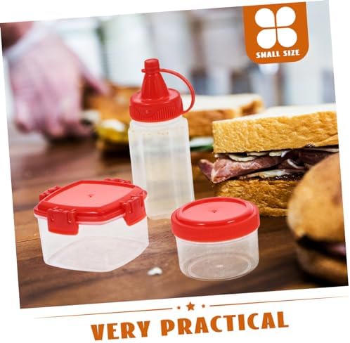 CIYODO Lightweight Condiment Squeeze Bottles Set