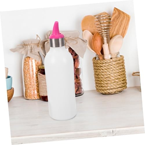 Reusable Condiment Squeeze Bottle with Secure Cap